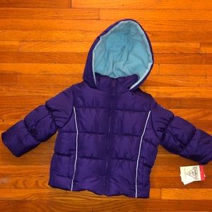 Oshkosh Bgosh Purple puffer-jacket 18-months